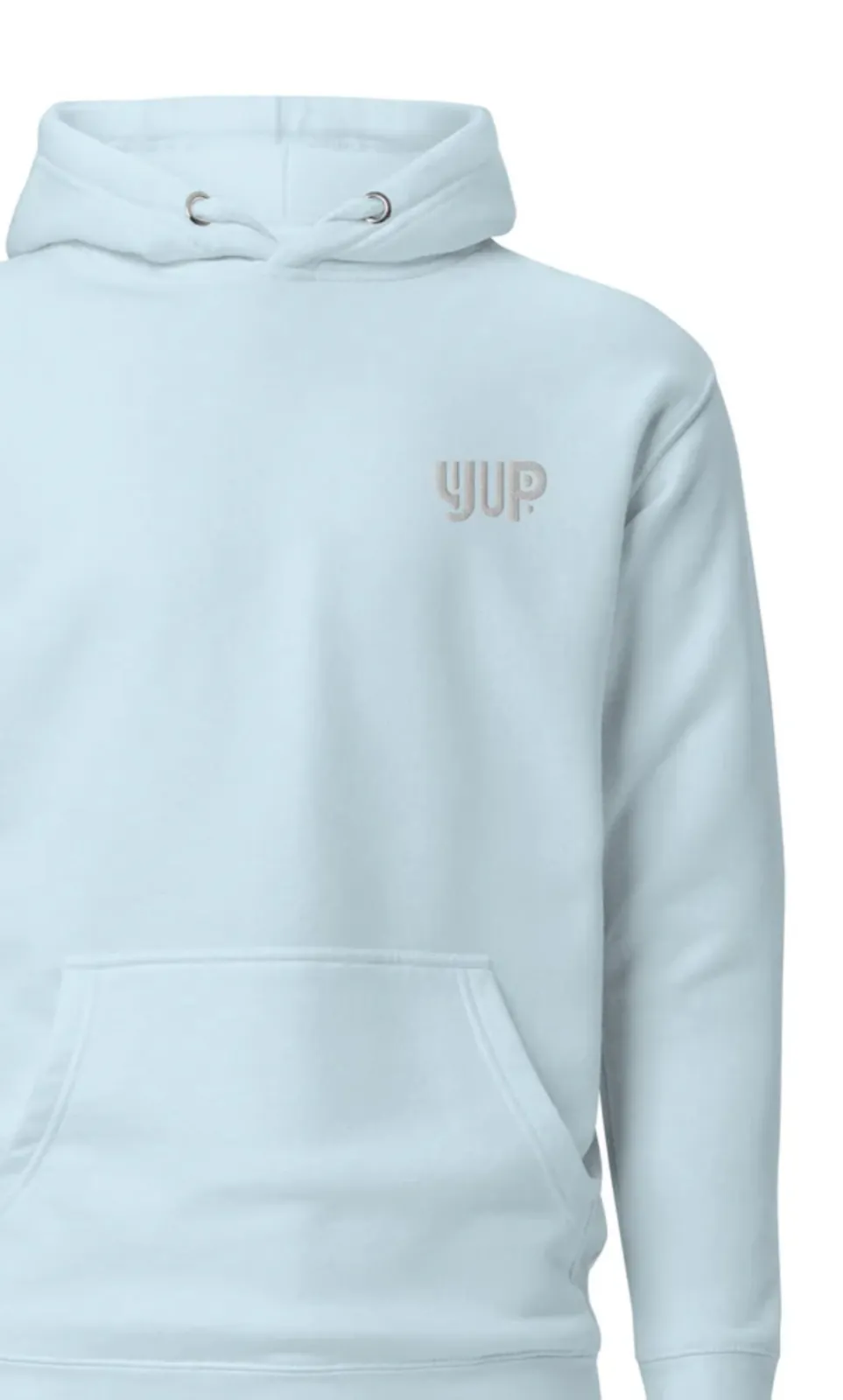 YUP Hoodie — Light Blue